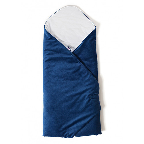 Конверт - плед Twins Velvet 80x80 9015-TW-09, dark blue, синий, фото 1