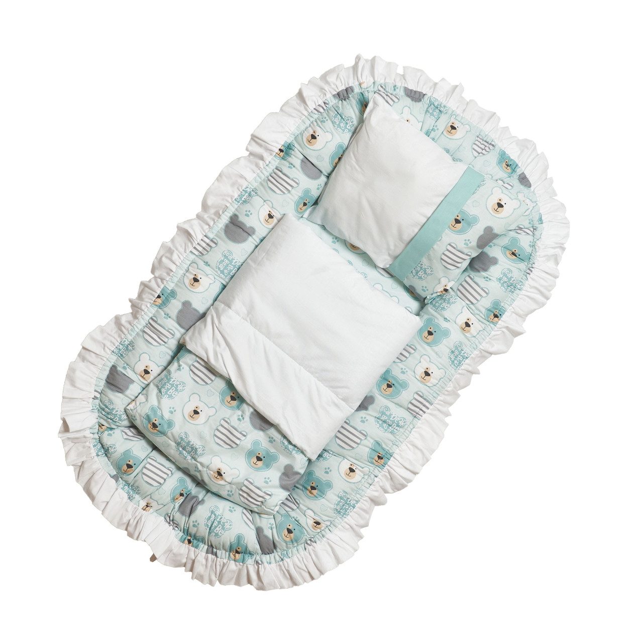 Кокон Twins Insta с пледом и подушкой 9064-TKP-20, multicolor, мультиколір, фото 1