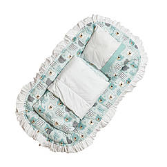 Кокон Twins Insta с пледом и подушкой 9064-TKP-20, multicolor, мультиколір