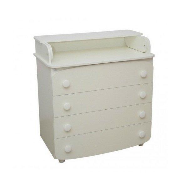 Комод-пеленатор Верес 900 33.4.1.2.06, білий, білий, фото 1