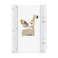 Пеленальная доска Cebababy 50x70 Retro Autumn W-200-000-637, Giraffe, белый