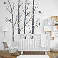 Інтер'єрна наклейка на стіну Дерева Oracal висота 250см, фото 3