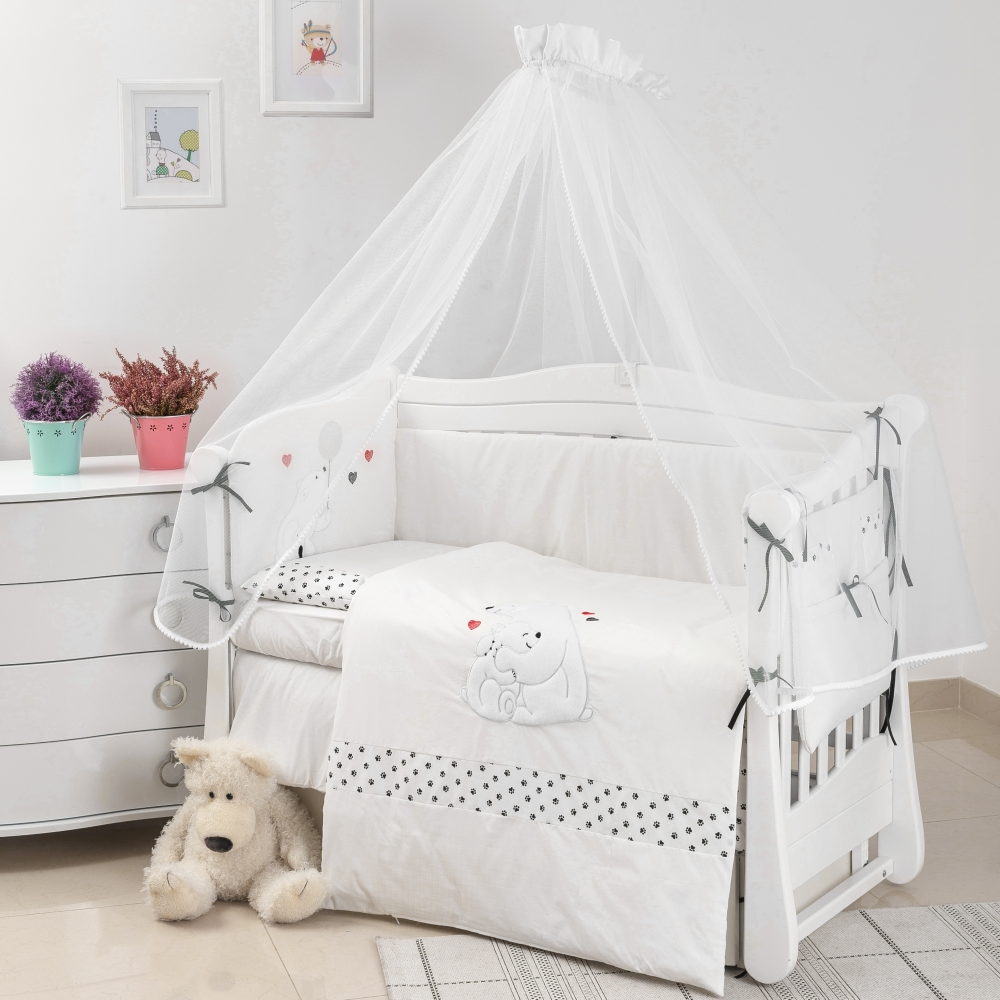 Постільний комплект 7 ел Twins Evo Полярні ведмеді 4073-A-037, white, білий / чорний, фото 1