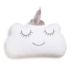 Бампер — подушка Twins Cloud 7099-DC-10, white/grey, білий/сірий