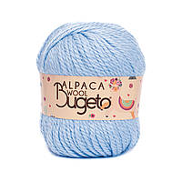 Вовняна пряжа Alpaca Wool, колір блакитний