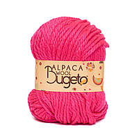 Вовняна пряжа Alpaca Wool, колір яскрава малинка