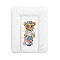 Пеленальный матрас Cebababy 50x70 Fluffy Puffy W-143-132-684, Lea, девочка