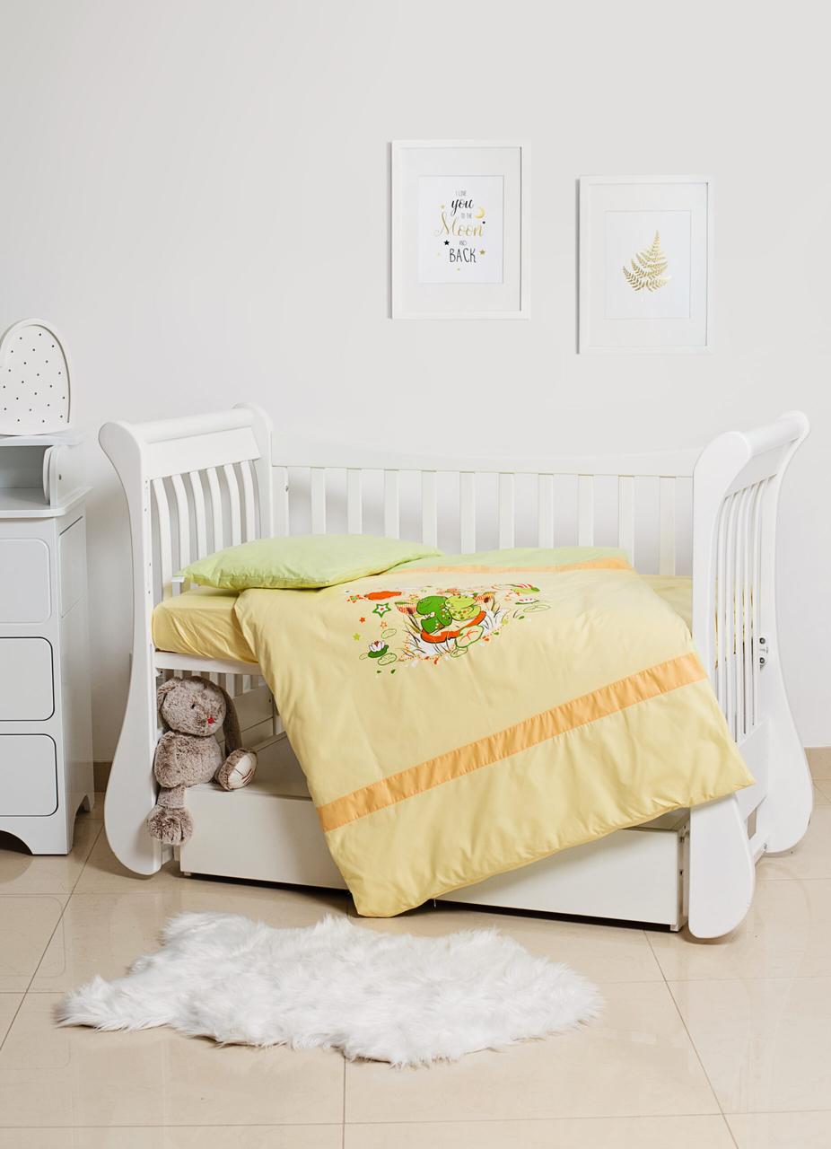 Змінна постіль 3 ел Twins Limited 3099-TL-014-06, Froggy, салатовий, фото 1