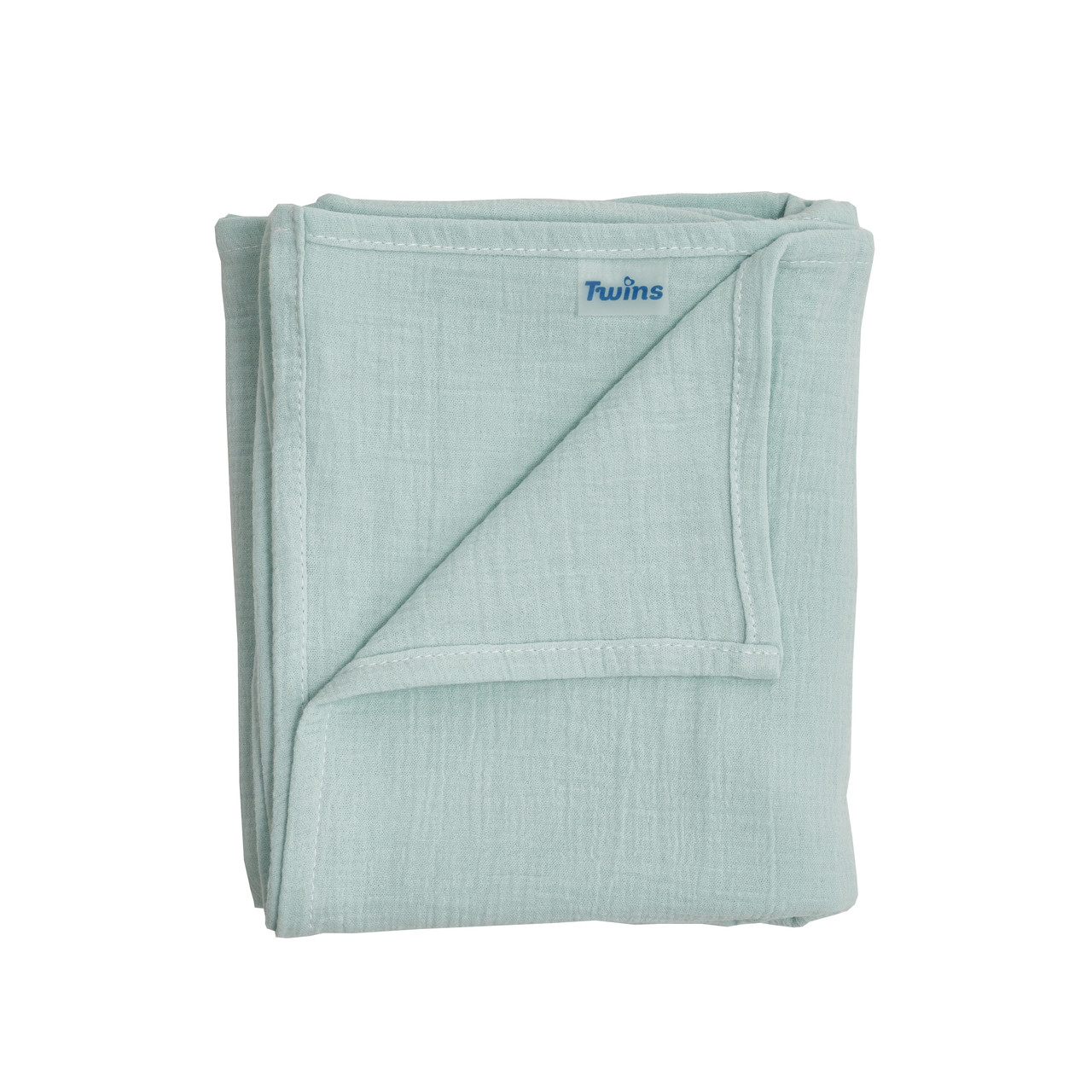 Пелюшка Twins муслінова 130х100 2-шарова 1611-PM-130/100-14, mint, ментол, фото 1