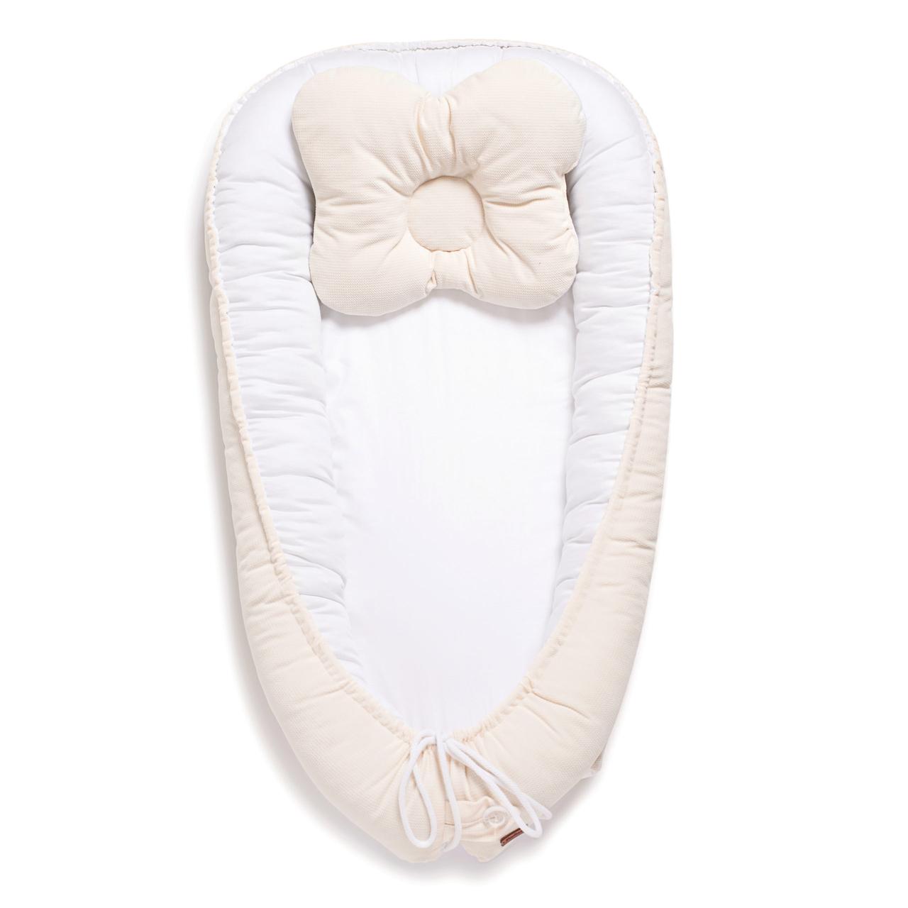 Кокон-позиціонер Twins Velvet 9064-TV-02, ecru, бежевий, фото 1