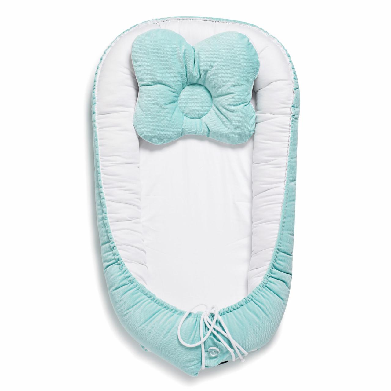 Кокон-позиціонер Twins Velvet 9064-TV-14, mint, м'ятний, фото 1