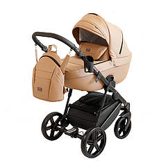 Коляска 2 в 1 Broco Miracle Black 9023-BMB-06, beige, бежевий
