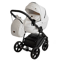 Коляска 2 в 1 Broco Miracle Black 9023-BMB-05, white, білий