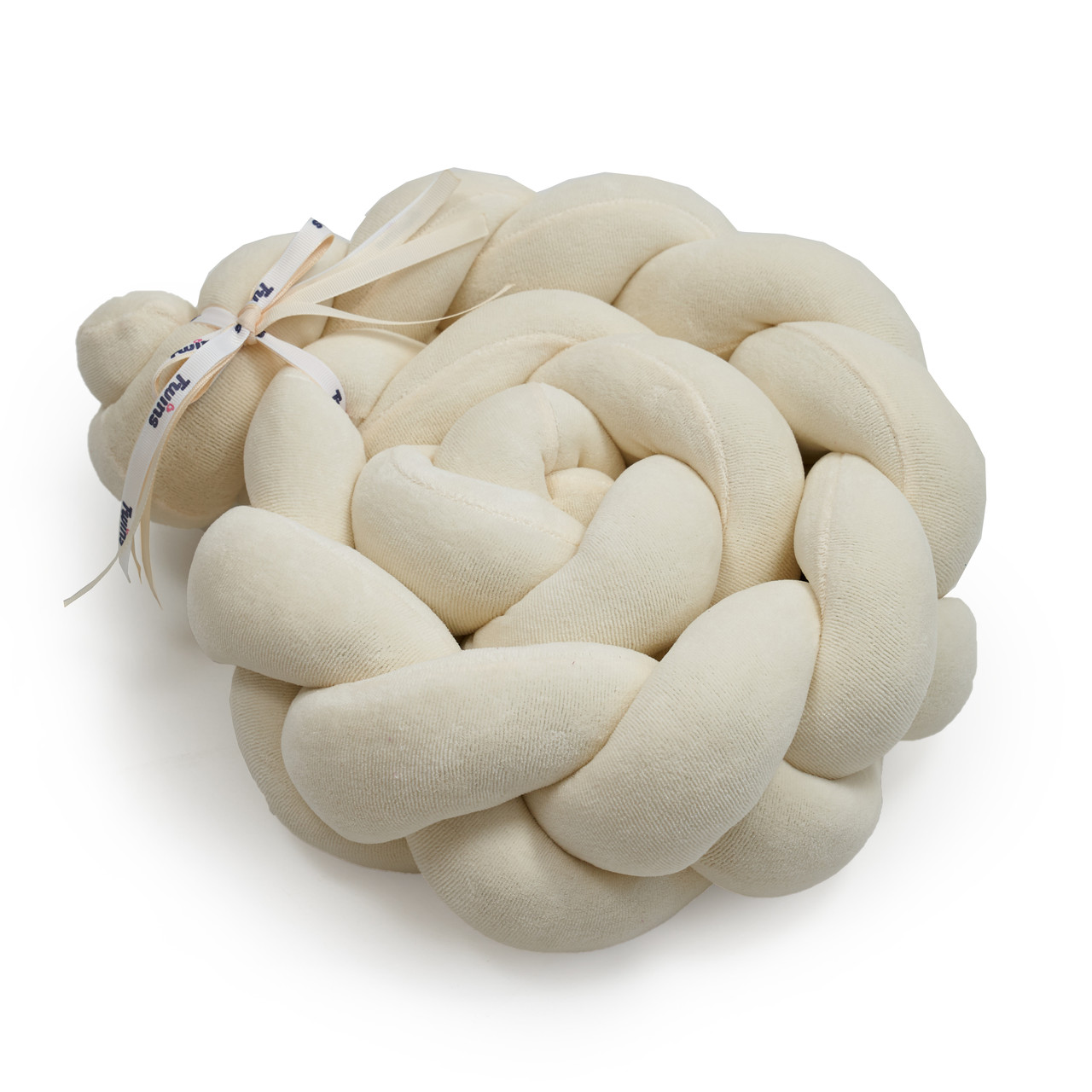Бампер — косичка Twins 3-х пасова 120 см 2020 K3-120-02, beige, бежевий