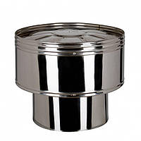 Волпер з нержавіючої сталі закінчення димоходу 0.5 AISI 304