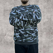 Кофта чоловіча натільна під гумку Світшот камуфляжний з начосом M — 3XL Tovta, фото 4