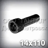 Гвинт М14х110 шестигранний шліц ГОСТ 11738-84 (DIN 912, ISO 4762) з циліндричною головкою