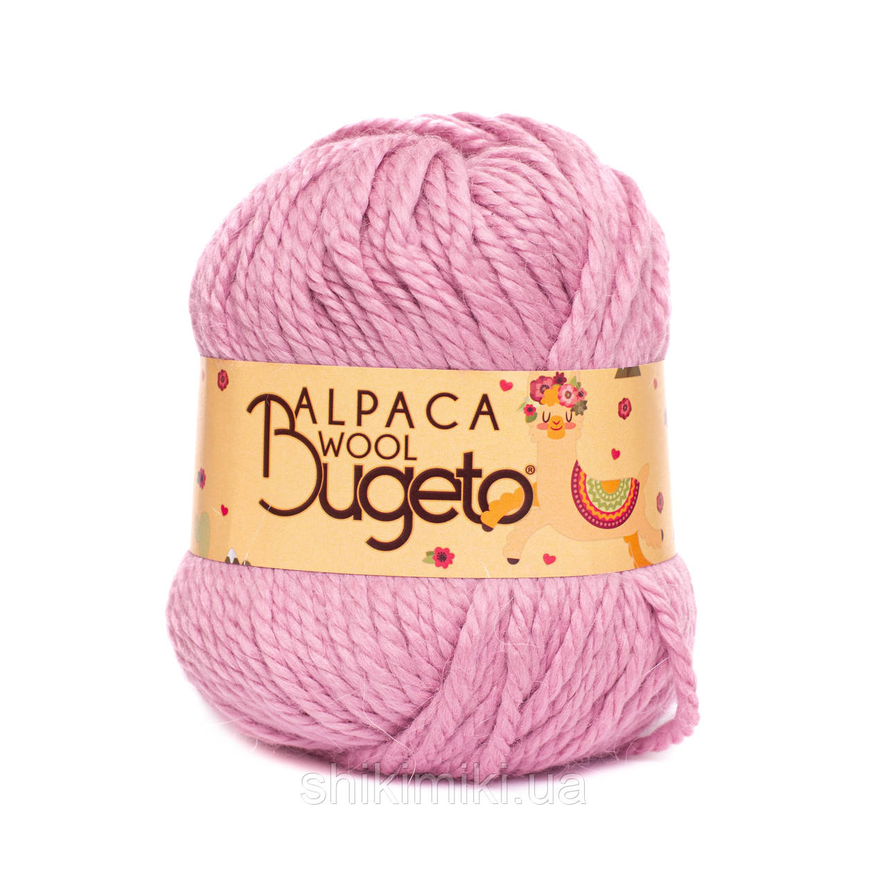 Вовняна пряжа Alpaca Wool, колір чайна троянда