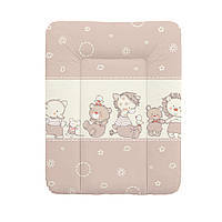 Пеленальный матрас Cebababy 50x70 Basic line W-143-050-230, Утки беж, бежевый