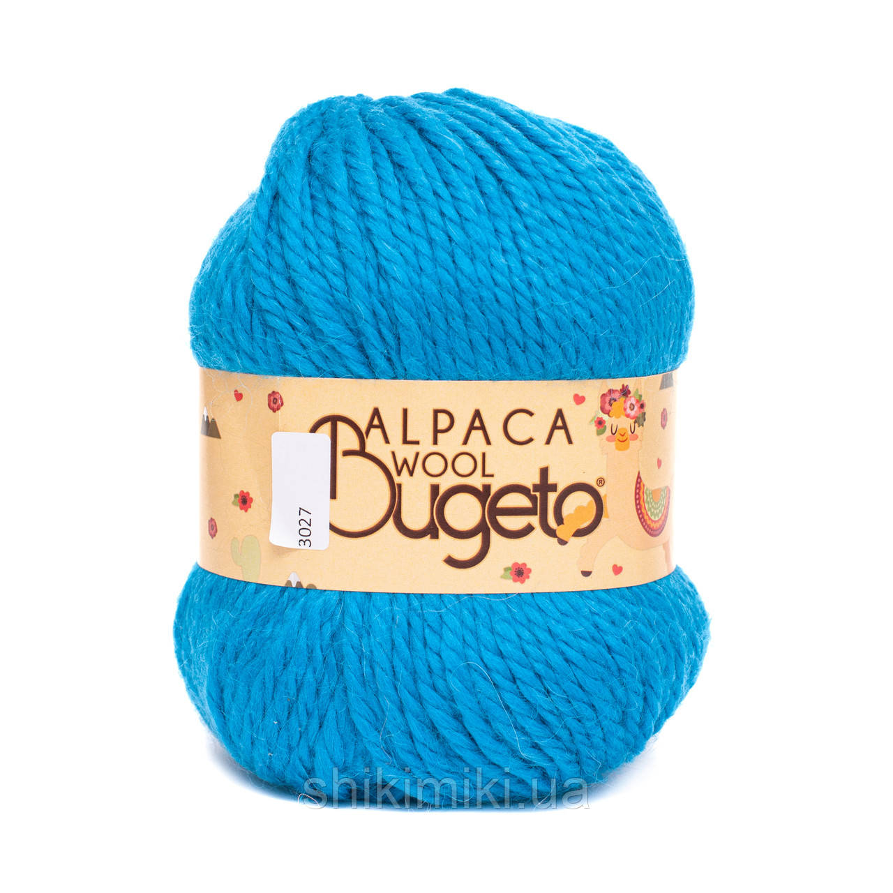 Вовняна пряжа Alpaca Wool, колір морська хвиля