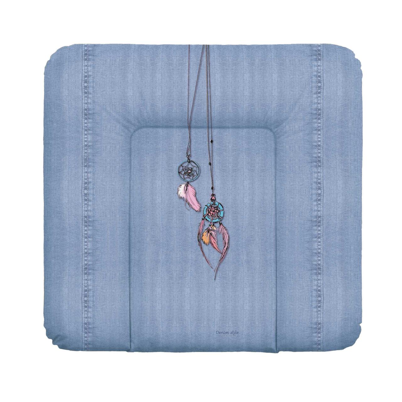 Пеленальный матрас Cebababy 85x72 Denim Style W-144-119-598, Dream Catcher, голубой - фото 1 - id-p1696507030