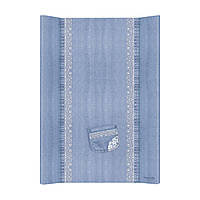 Пеленальная доска Cebababy 50x70 Denim Style W-200-119-600, Lace, голубой