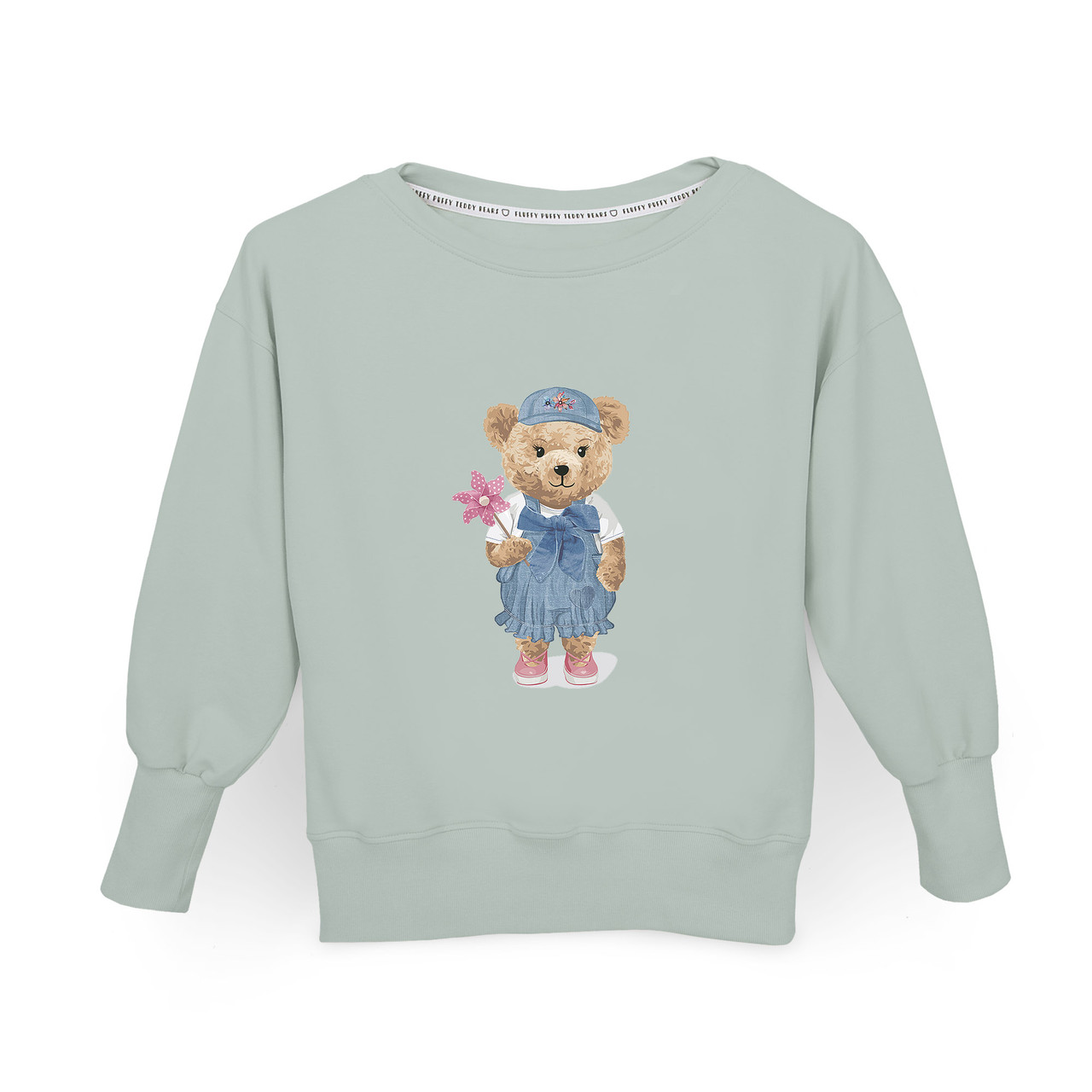 Світшот дорослий Cebababy Fluffy Puffy (S/M) W-853-132-685, Lizzy, м'ята
