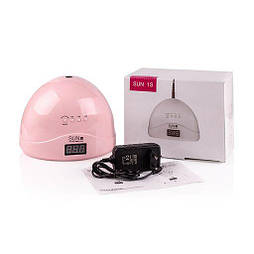 Лампа для манікюру SUN 1S Рожева 2в1