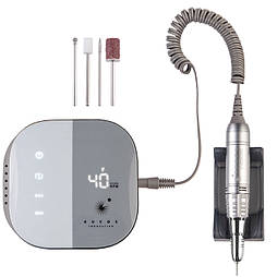 Фрезер для манікюру Bucos Nail Drill X1 PRO ZINC Сірий 65W