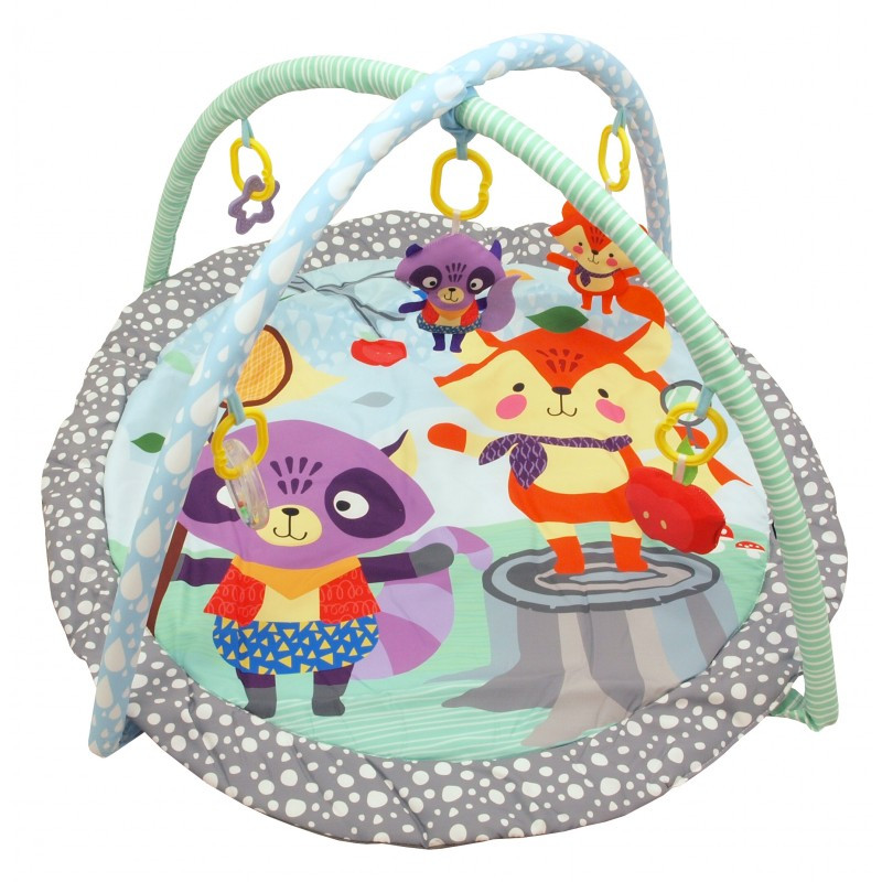 Килимок розвивальний Baby Mix TK/Q3436РР Єнот і лисичка 34229, mix, мультиколір