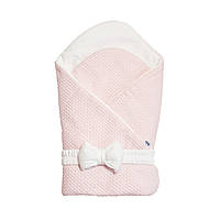 Конверт - плед c бантиком Twins Cotton 1418-TС-24, powder pink, пудра