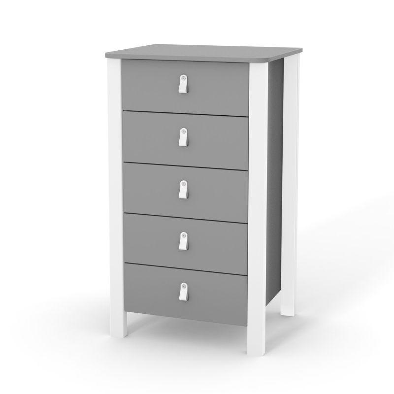 Комод Верес Монако високий 600 34.1.351.2.321,  графіт, фото 1