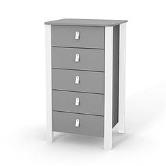 Комод Верес Монако високий 600 34.1.351.2.321,  графіт