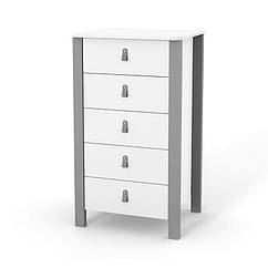 Комод Верес Монако високий 600 34.1.351.2.32, біло/графітовий