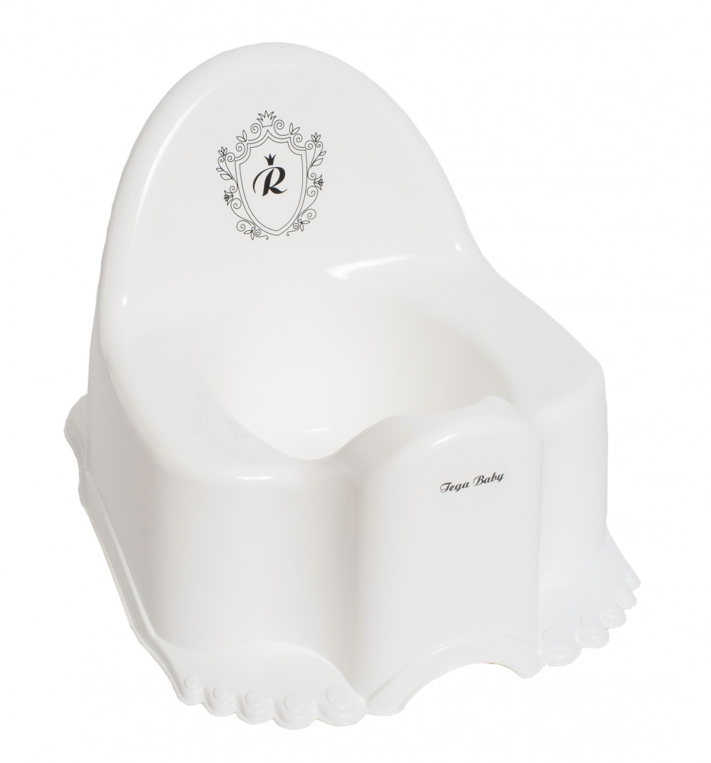 Горщик Tega Eco RL-007 Royal без музики RL-007-103-C, white/black, білий