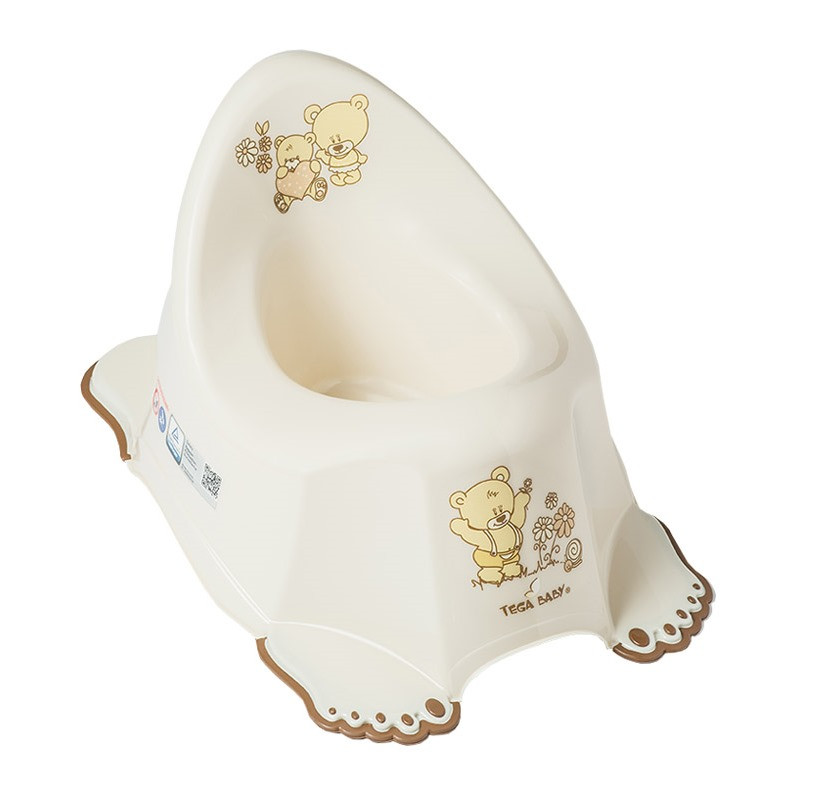 Горщик Tega MS-013 Ведмедик без музики MS-013-119, beige, бежевий