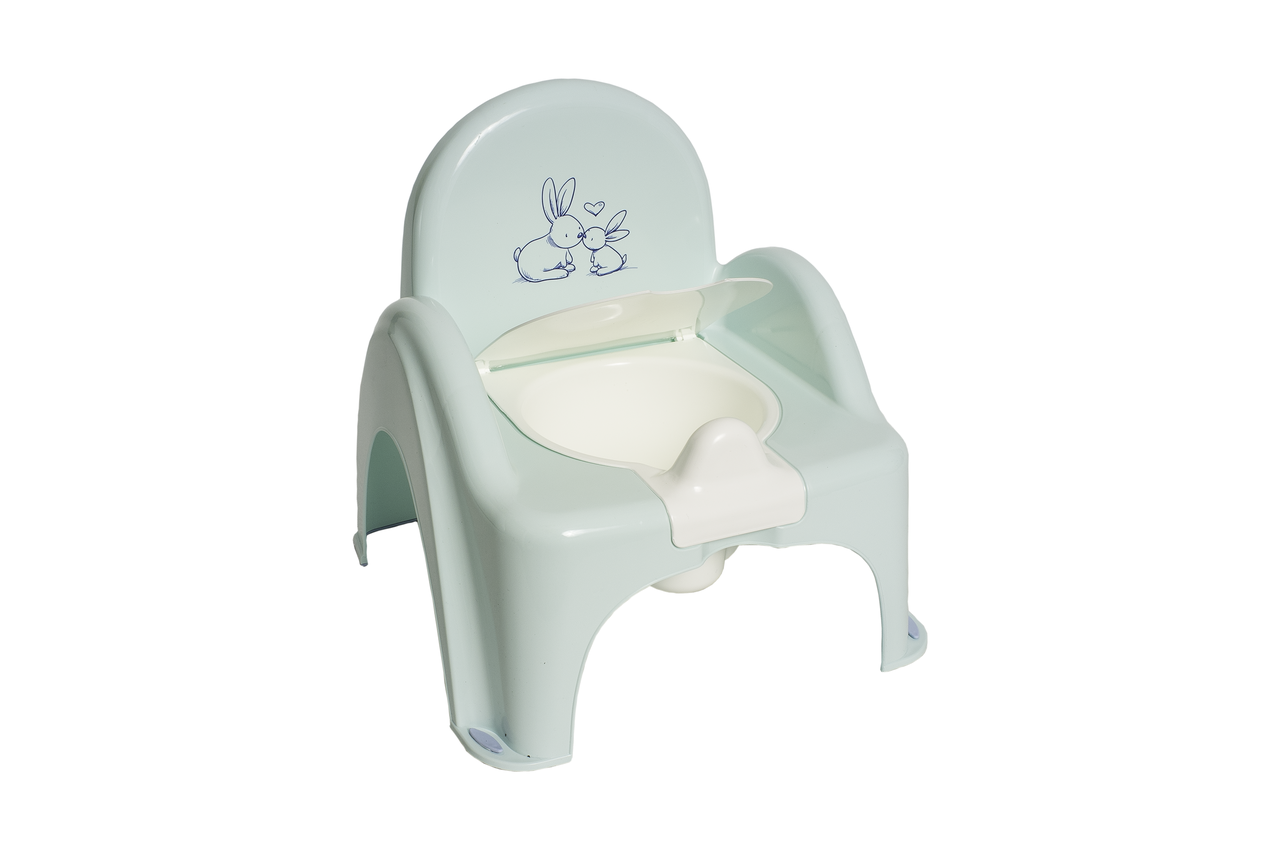 Горщик крісло Tega KR-012 Кролик без музики KR-012-105, light green, салатовий