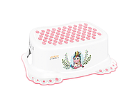 Подножка Tega DZ-006 Дикий запад DZ-006-103 Unicorn, white / pink, белый / розовый