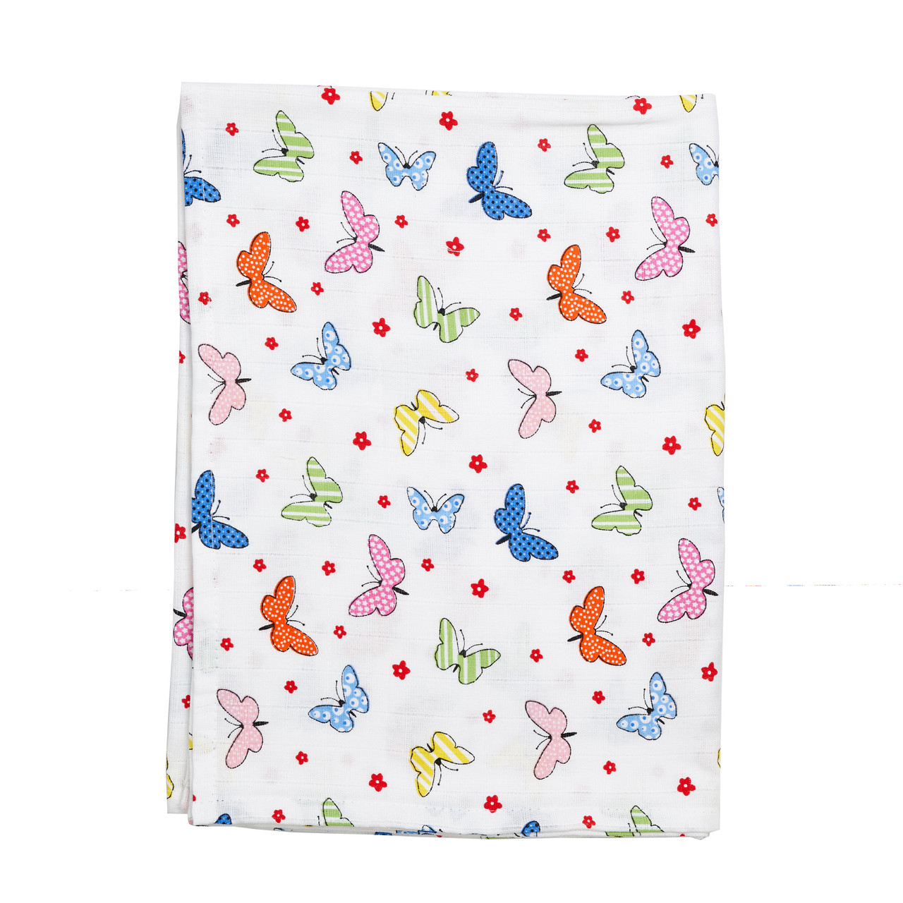 Пелюшка Twins муслінова 110х75 кольору в асортименті / 1610-TPM-10244, Метелик, мультиколир, фото 1
