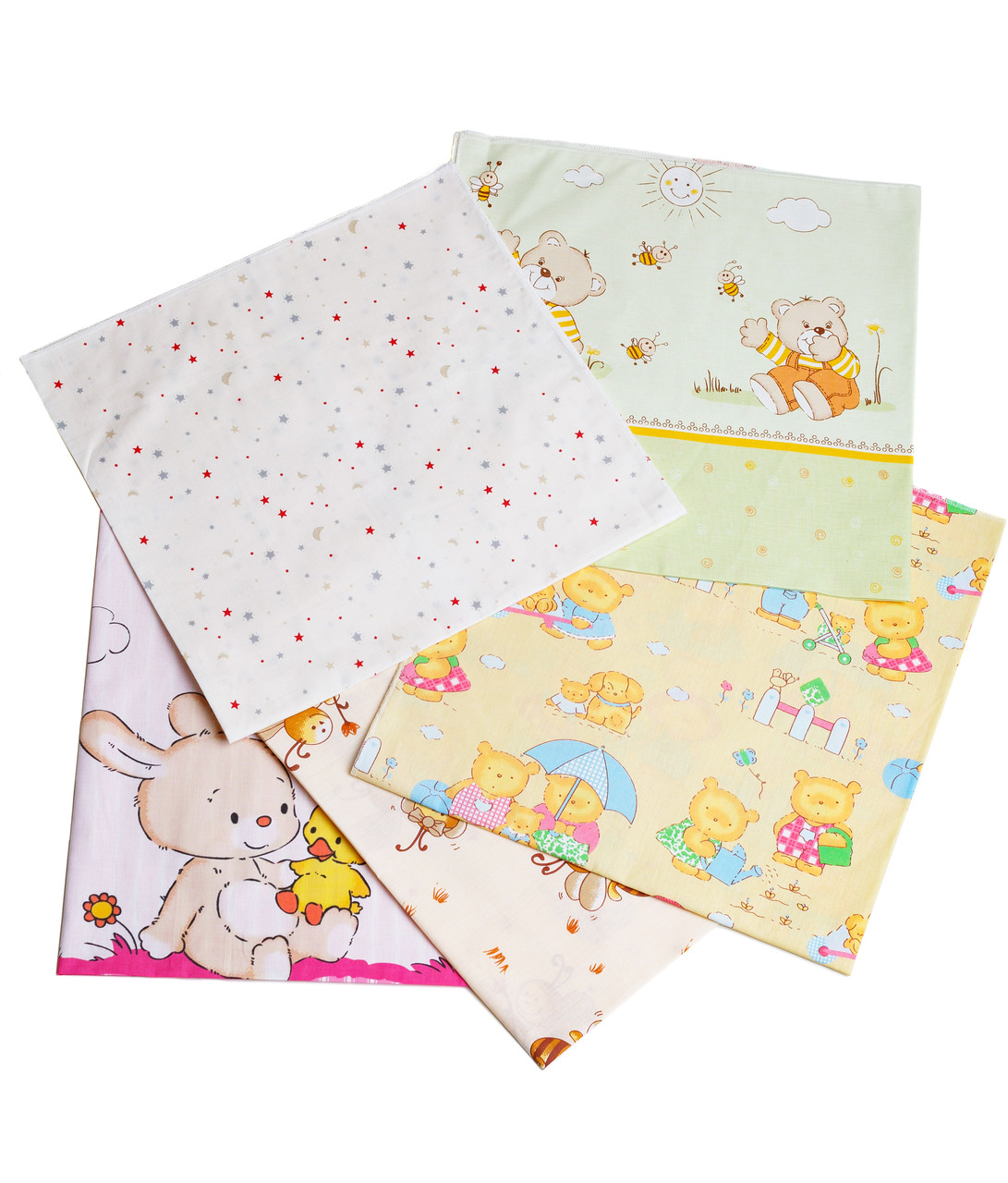 Пелюшка Twins ситцева 80/80 1501-TPS-80-20, multicolor, мультиколір, фото 1