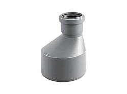 Перехідник прямий пляшкоподібний 110х50 сірого кольору MAGNAPLAST, Польща 20 шт.