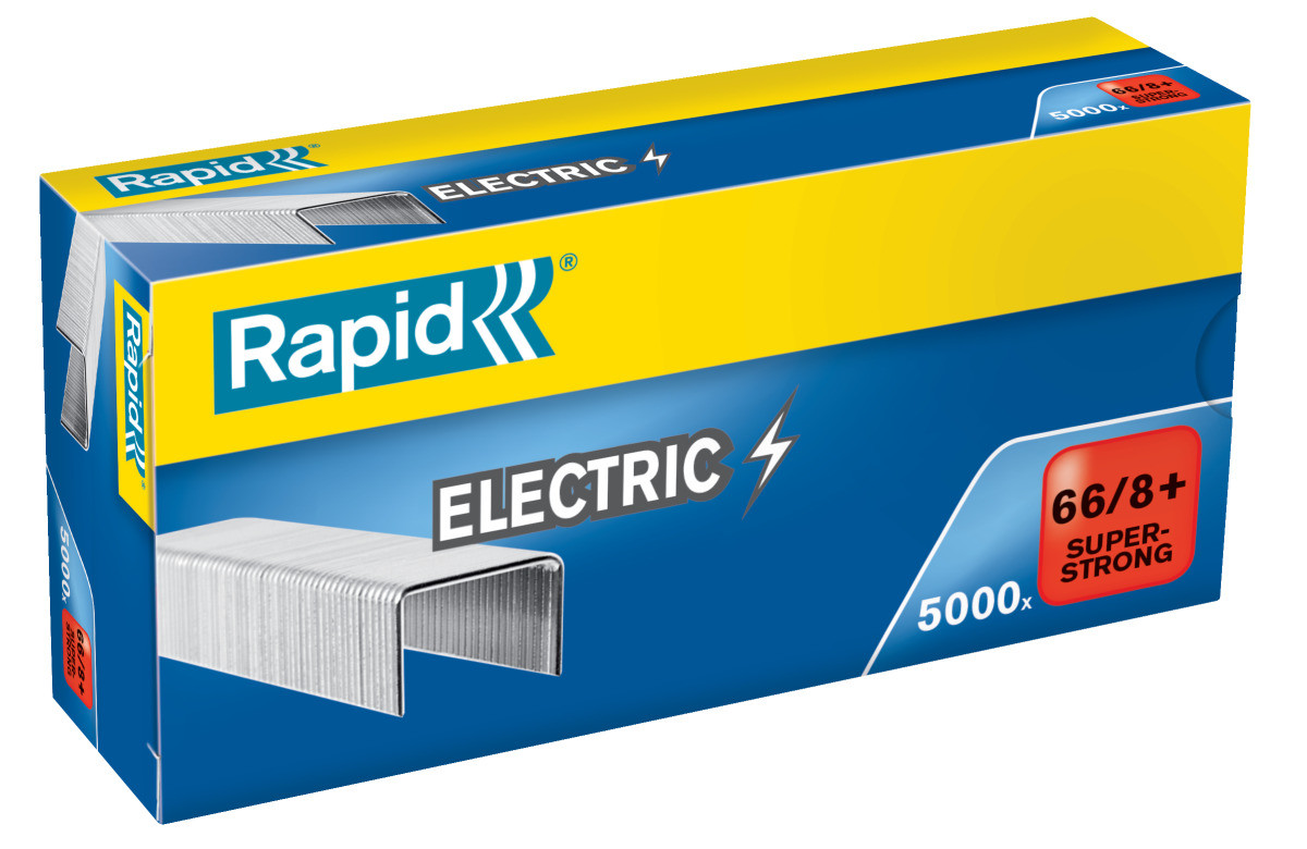 Канцелярські скоби для електричних степлерів Rapid Super Strong 66/8+ 5000 шт.