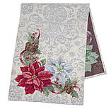 Наперон на стіл Новорічний "Різдвяник" 37x100 см., гобелен, фото 7