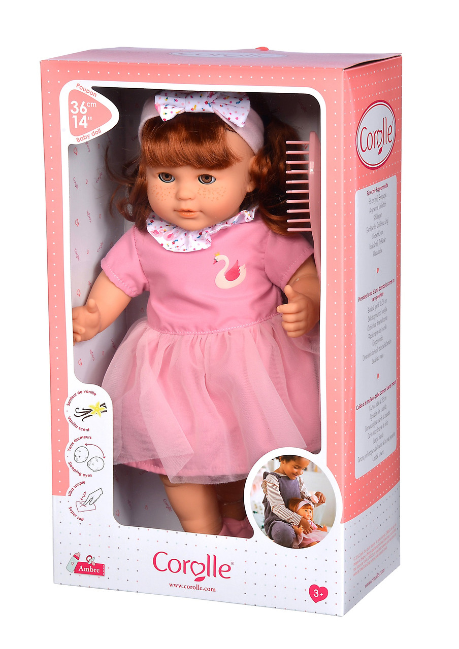 Кукла Corolle Эмбер, открывает глаза, с ароматом ванили, с щеткой для волос, выс. 36 см, 3+ | 9000130230 - фото 6 - id-p1696542548