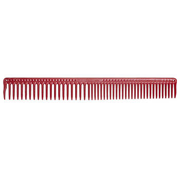 Гребінець JRL для довгого тонкого волосся червоний, 23см (JRL-306RED)