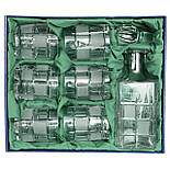 Кришталевий набір посуду для віскі у подарунковій упаковці з тканиною, 7 од. (6280/2), фото 2