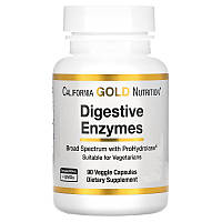 Пробиотики California Gold Nutrition Digestive Enzymes 90 капсул (4384304509)