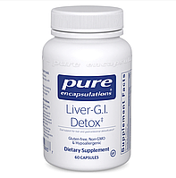 Pure Encapsulations Liver-G.I. Detox / Поддержка детоксикации печени и желудочно-кишечного тракта 60 капс