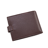 Чоловіче портмоне з натуральної шкіри Karya 0418-39 коричневе, фото 2