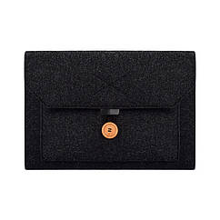 Чохол-конверт із фетру для MacBook Air/Pro 13,3" — Чорний